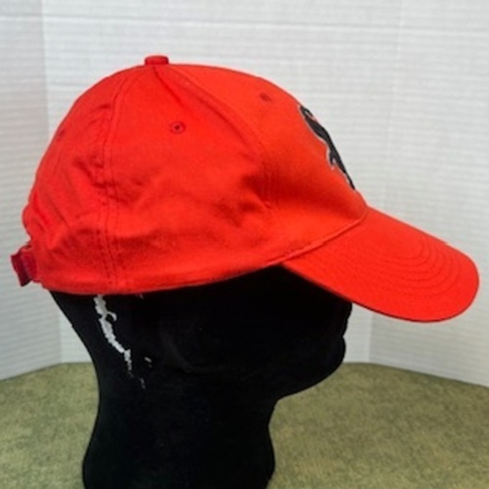 Red Pontiac Racing Embroidered Baseball Cap Hat Adjustable - Picture 2 of 7